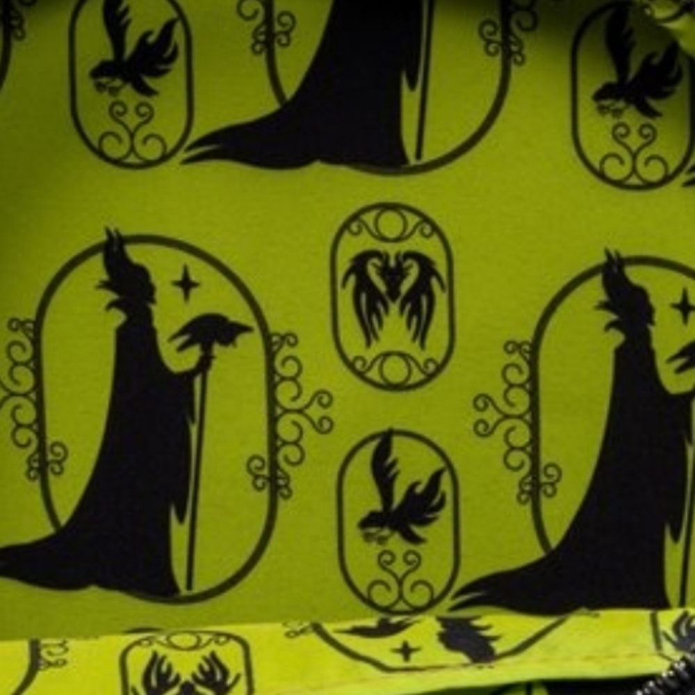 Loungefly Maleficent Stained Glass Mini Backpack Grail LE Exclusive - Picture 2 of 7